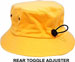 INFANTS BUCKET HAT WITH REAR TOGGLE CROWN ADJUSTER 50*-46CM